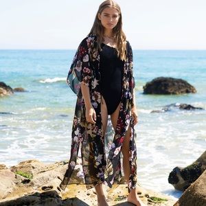 NIB Walter Baker Tulum Tropical Caftan